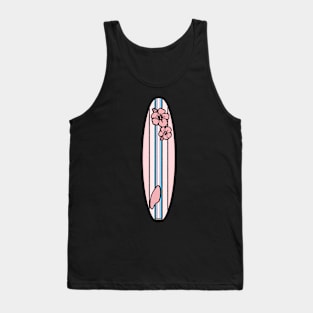 Transgender Flag Surfboard - Pink Tank Top